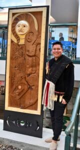 Jonas Jones Carving Tsleil-Waututh Public Art Ceremony