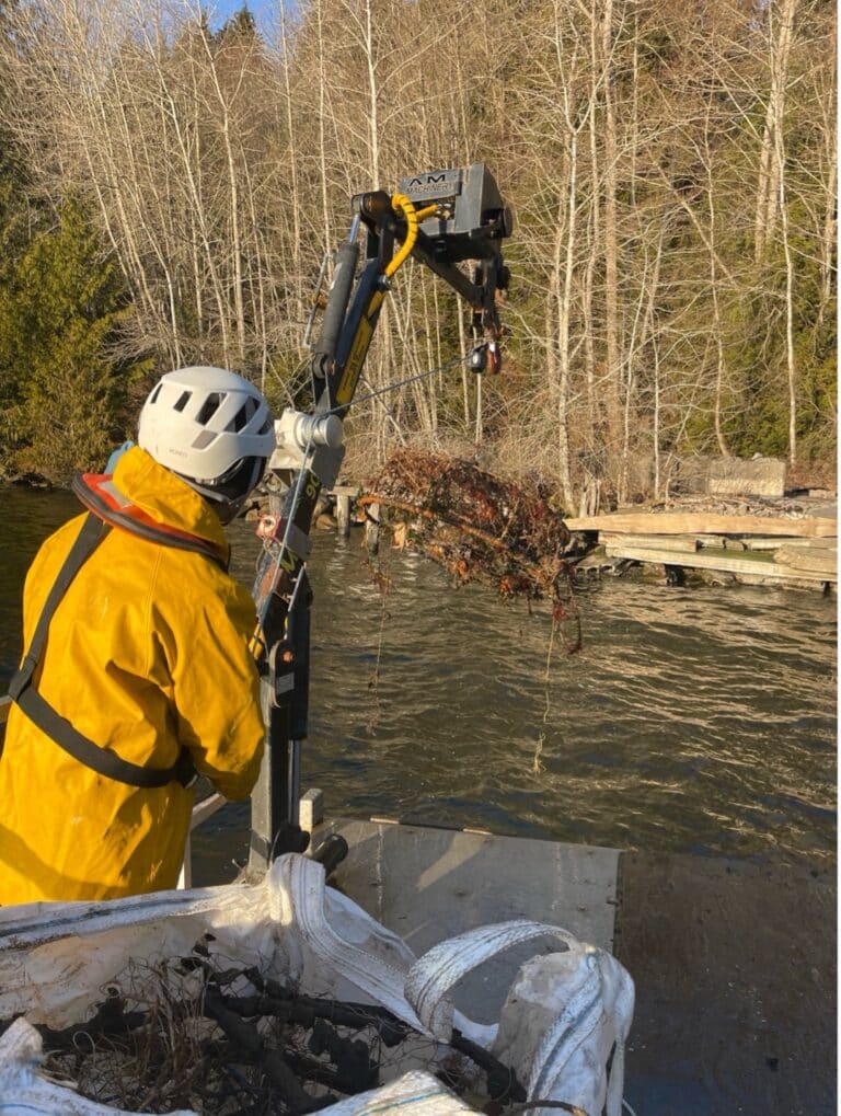 Ghost Gear Removal Project in progress
