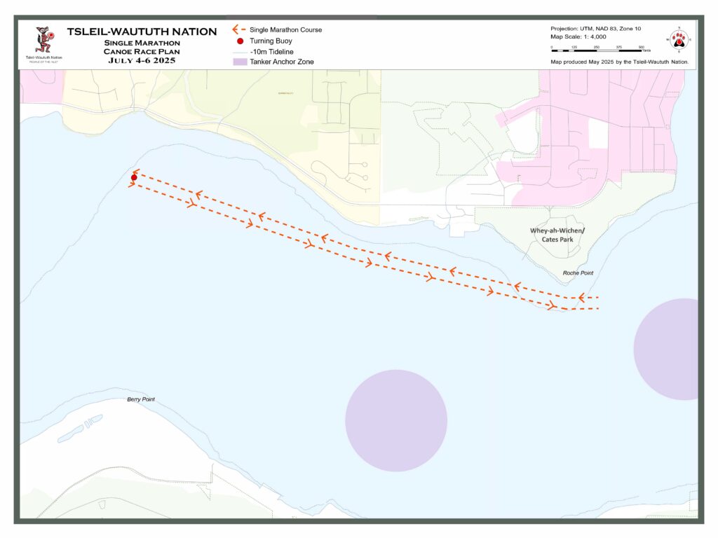 2025 WAW Canoe Festival Single Marathon Course