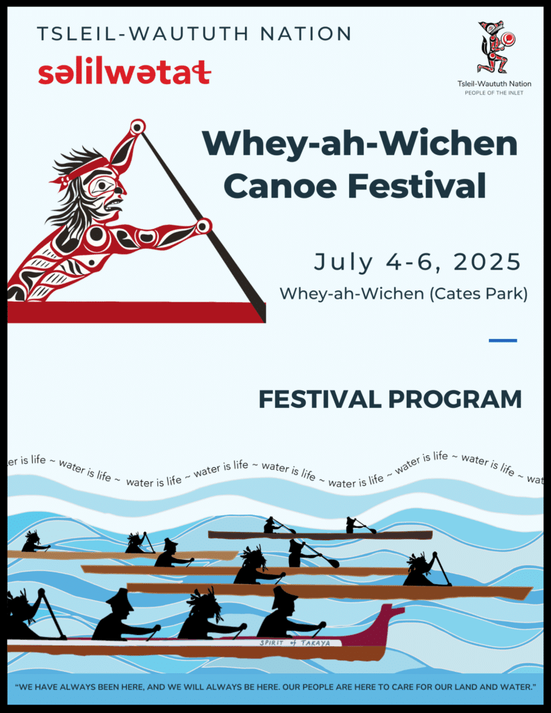 Whey-ah-Wichen Canoe Festival 2025 Program-Page1