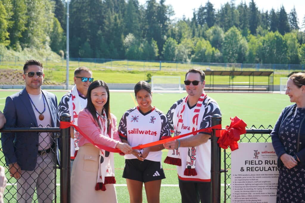 Ribbon Cutting - Public TWN Sports Field Public Opening