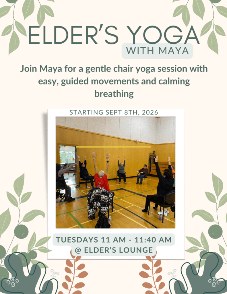 Elders' Yoga with Maya - Every Tuesday